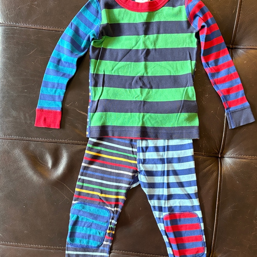 Hanna Andersson Multicolor Striped Kids Pajama Set